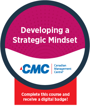 Digital Badge image - Developing a Strategic Mindset