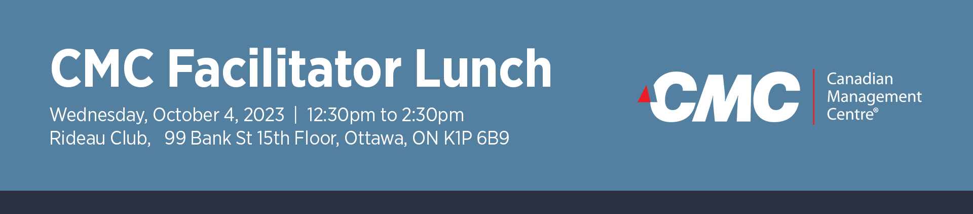 facilitator lunch banner