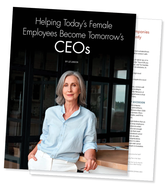 Helping today's female employees become tomorrow's CEOs image