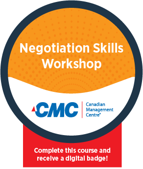 Digital Badge image -Negotiation Skills Workshop