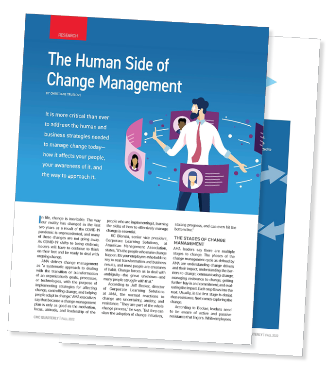 The Human Side of Change Management Article Image