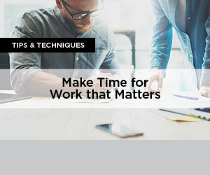 Article_Make time work for you