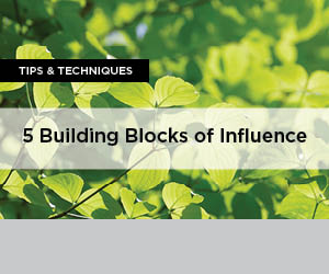 5 building blocks of influence