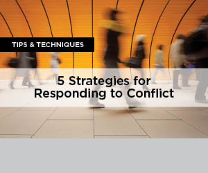 5 strategies for responding to conflict